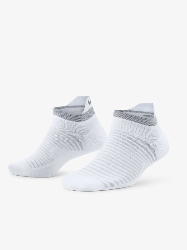 A pair of white ankle socks