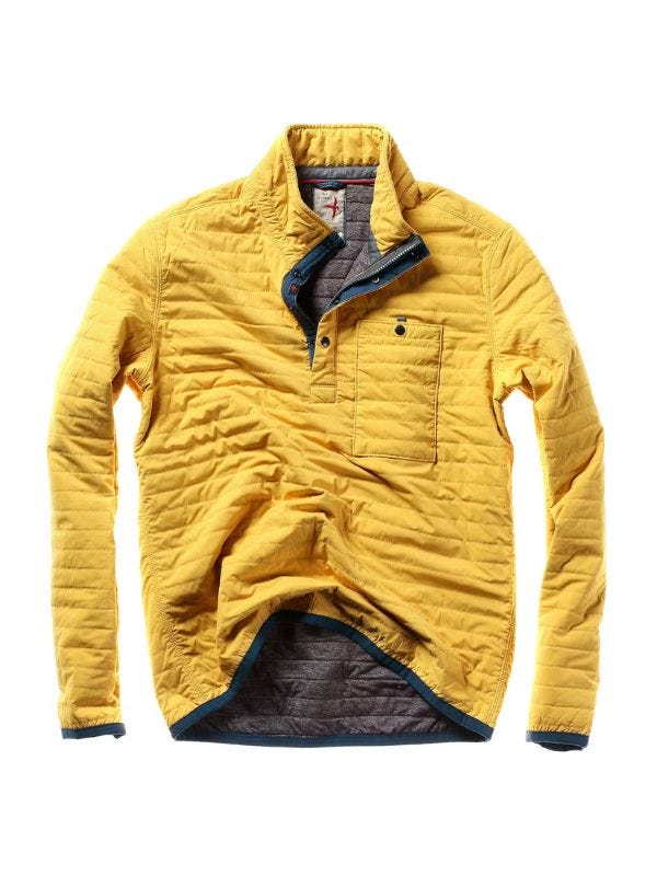 yellow popover jacket