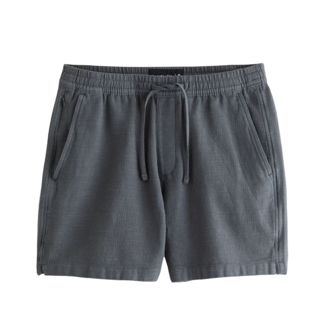 men's cotton texture pull-on shorts