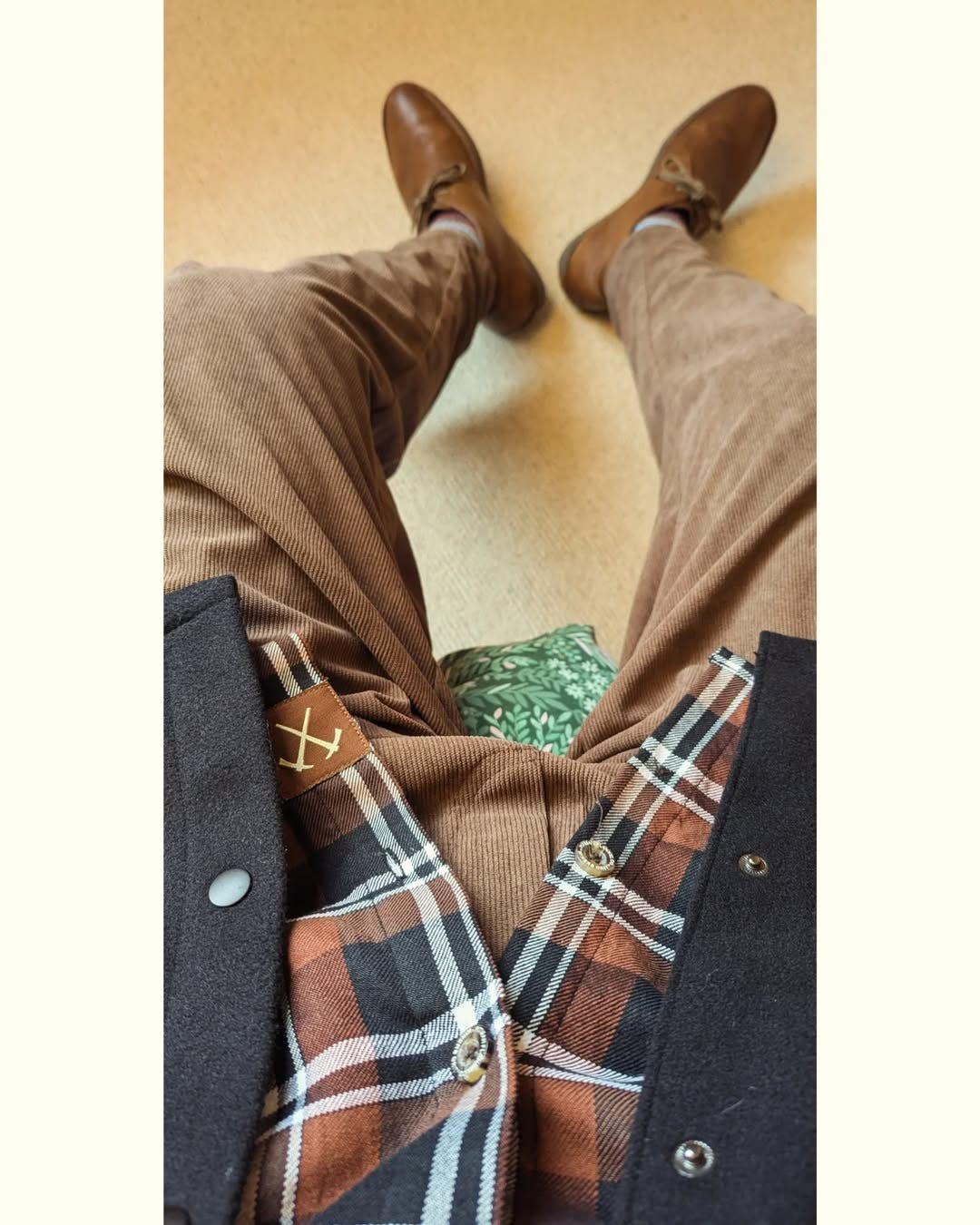 men's brown corduroy pants