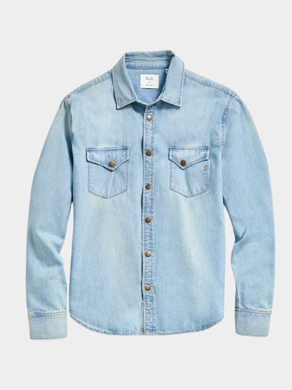 Billy Reid Shoals denim shirt