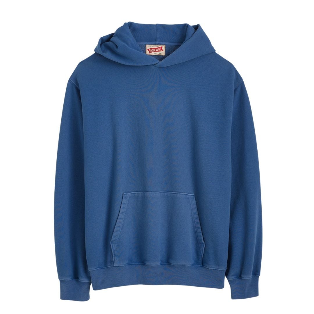 blue hoodie sweatshirt