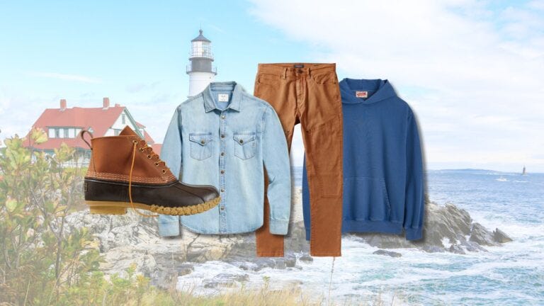 men's clothing that fits the 2025 "fisherman aesthetic" trend