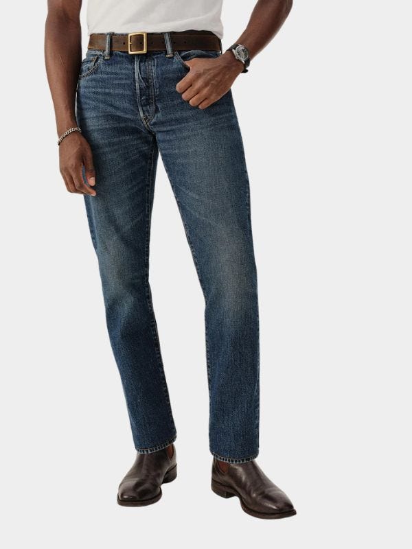 buck mason Japanese Denim Maverick Slim Jean