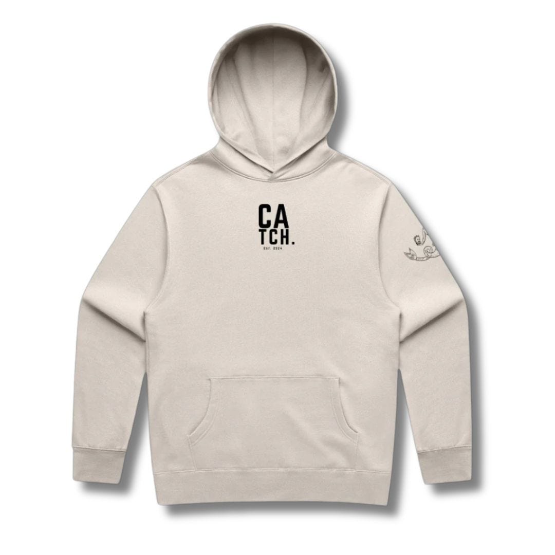 catch & co. tag heavyweight hoodie