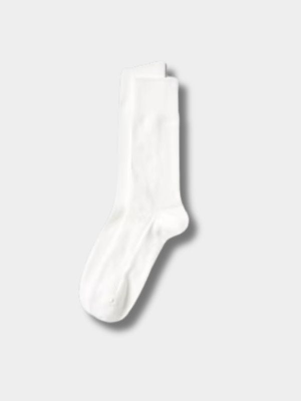 white dress socks