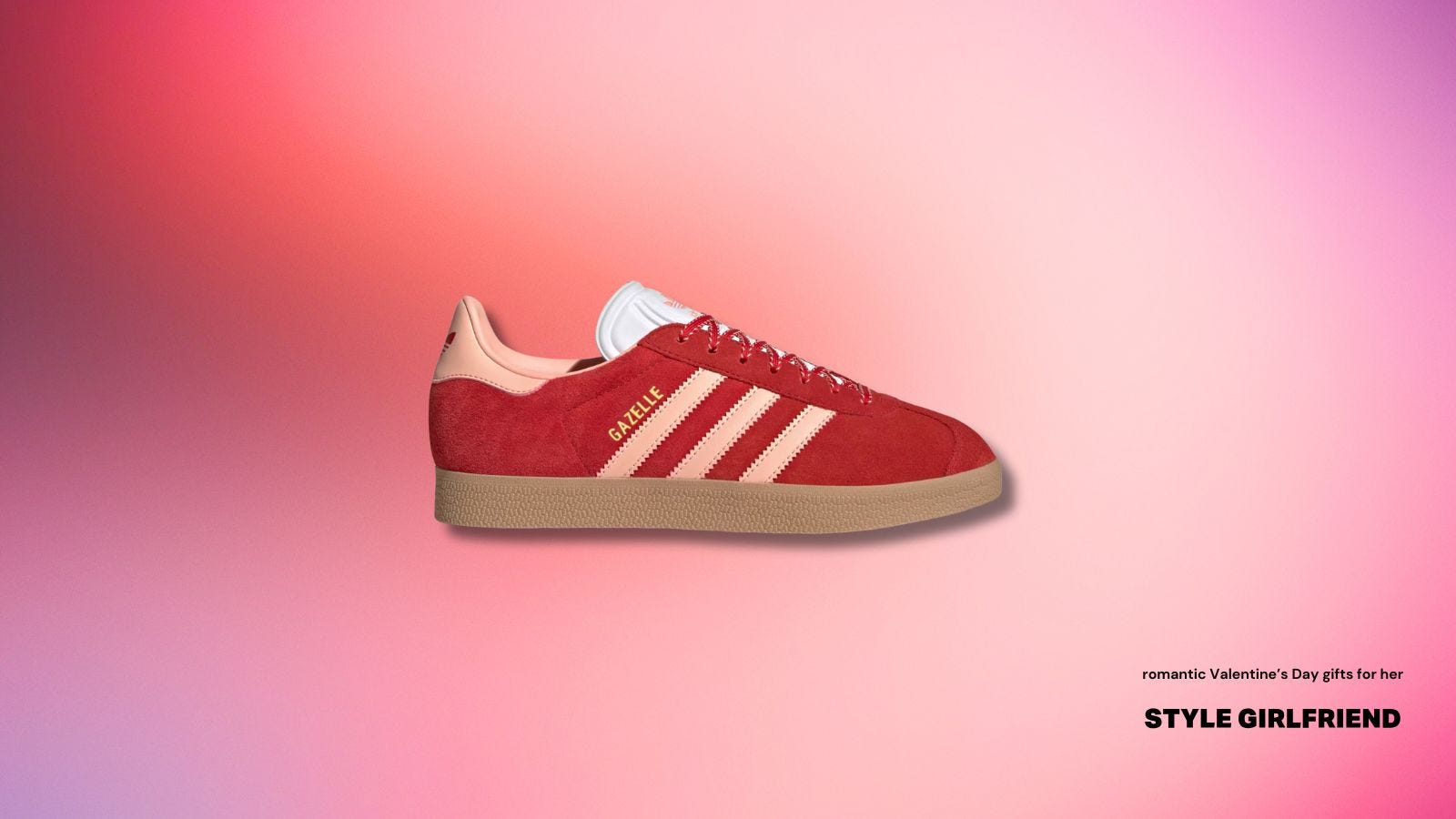 red adidas gazelles