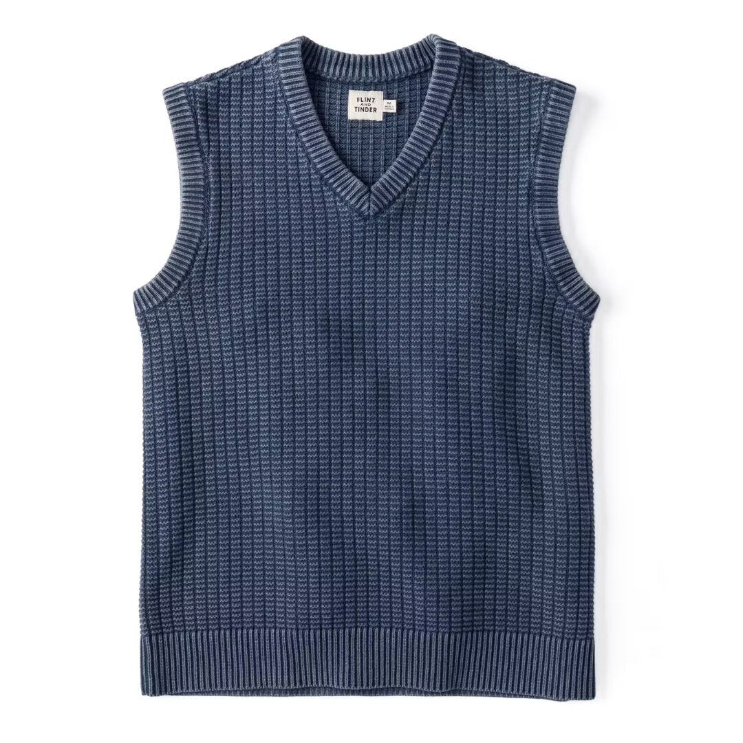 navy sweater vest