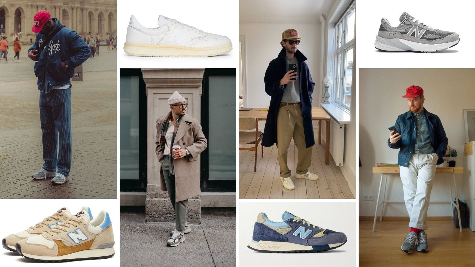 men's new balance sneaker outfits