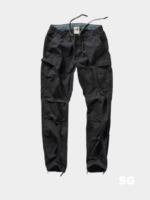navy drawstring cargo pants