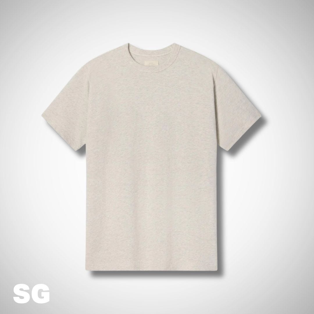 Camiseta cinza pesada