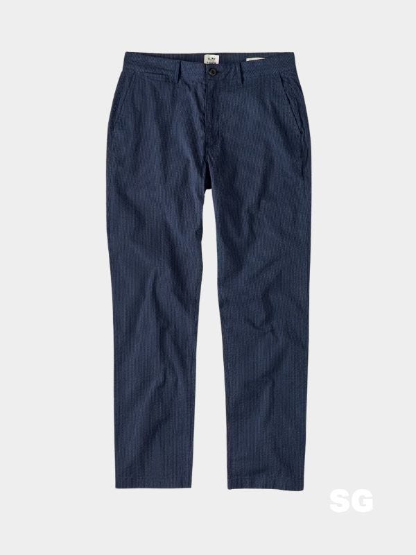 navy seersucker dress pants