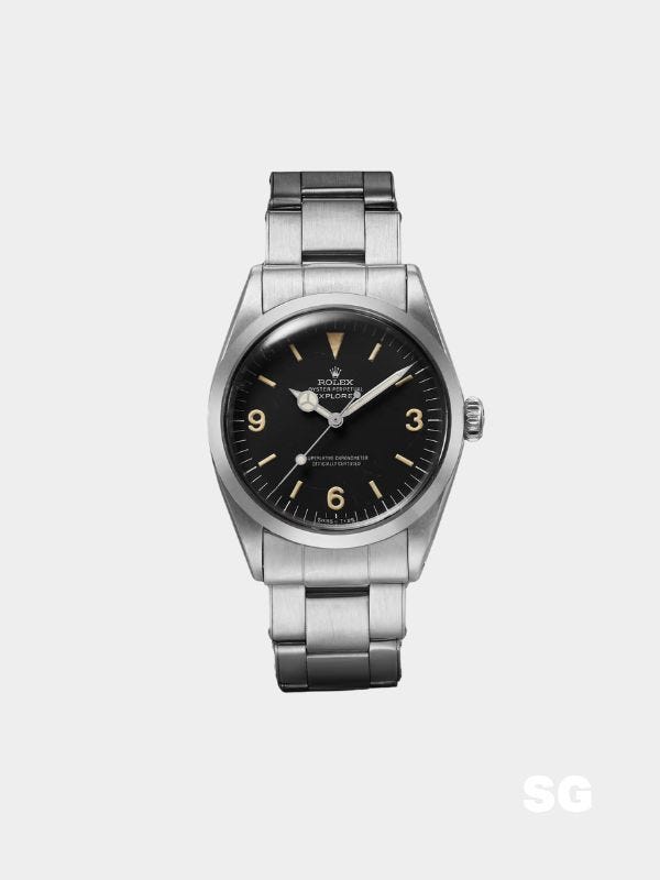 silver watch
