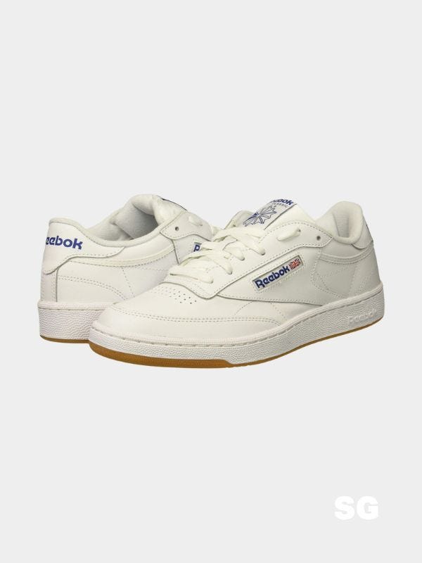 white reebok sneakers