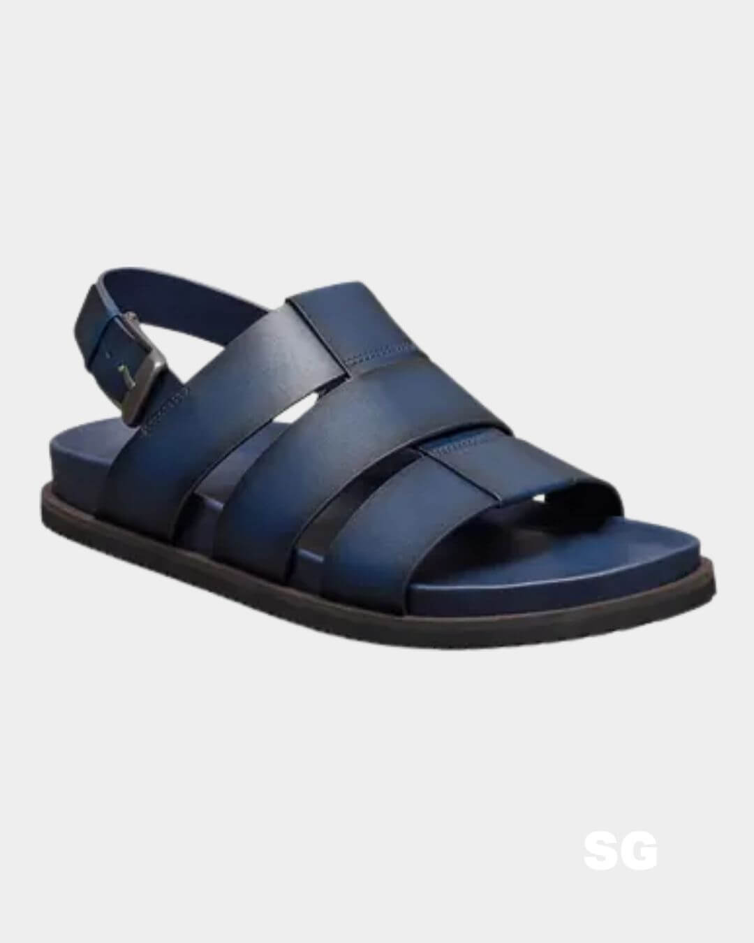 navy fisherman sandals