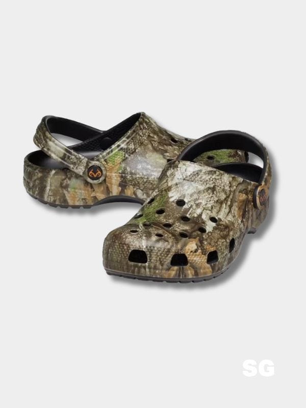 camo Crocs