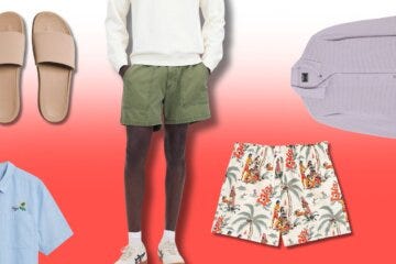roundup of men's summer style items on sale