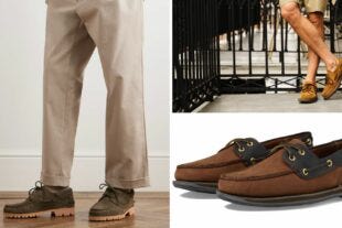 men's boat shoes outfits 2024