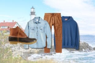 men's clothing that fits the 2025 "fisherman aesthetic" trend